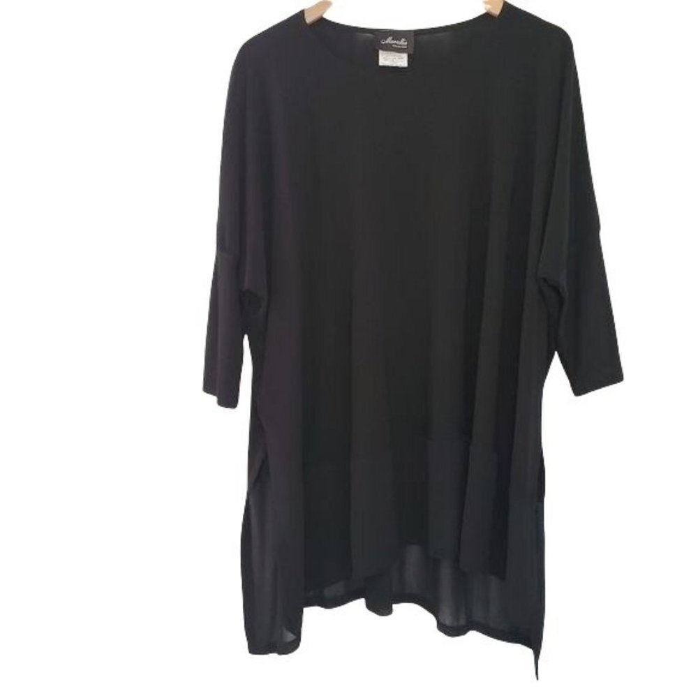 Marallis |  Classic Black Blouse